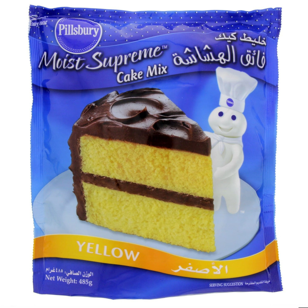 Pillsbury Yellow Crisp Cake Mix 485g