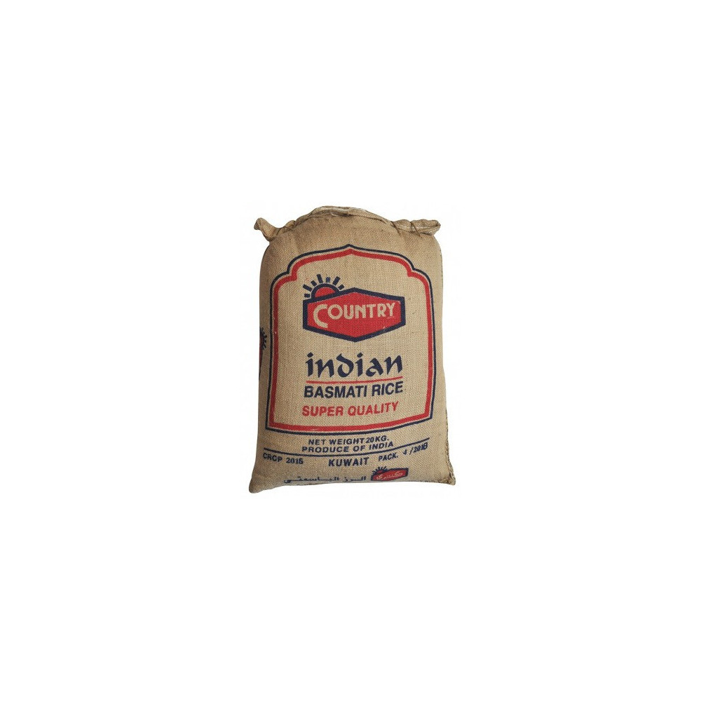 Country, Indian basmati rice 20 kg.