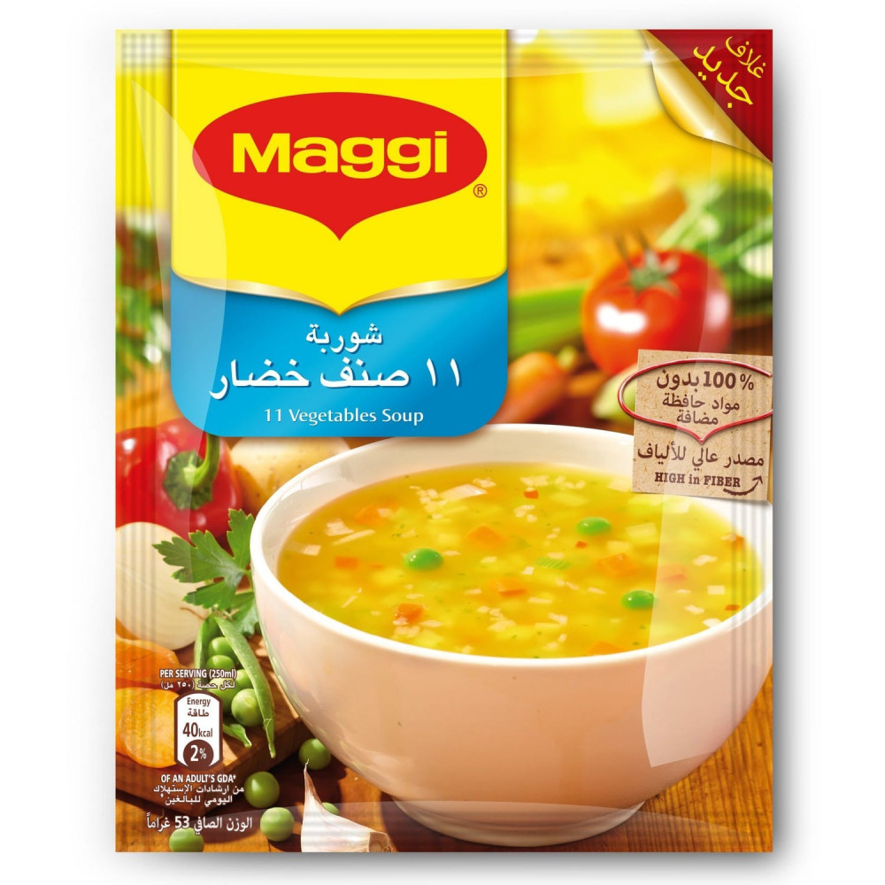 Maggie Soup 11 Vegetables 53 g 12 packets