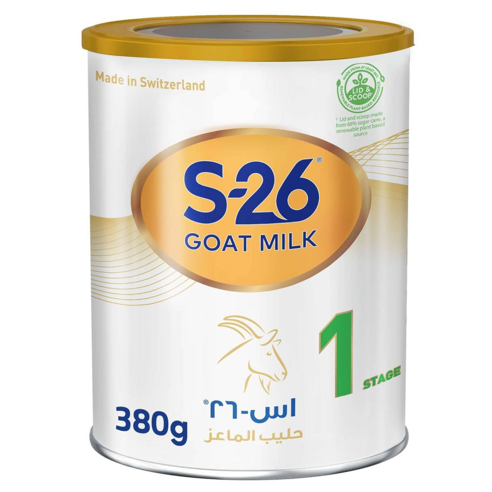 نسلة S26 حليب الماعز للرضع المرحلة 1 من 0-6 أشهر 380 جرام