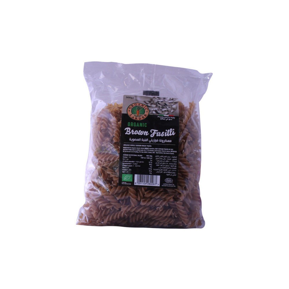 Organic, Larder Brown Fusilli 500g, Vegan