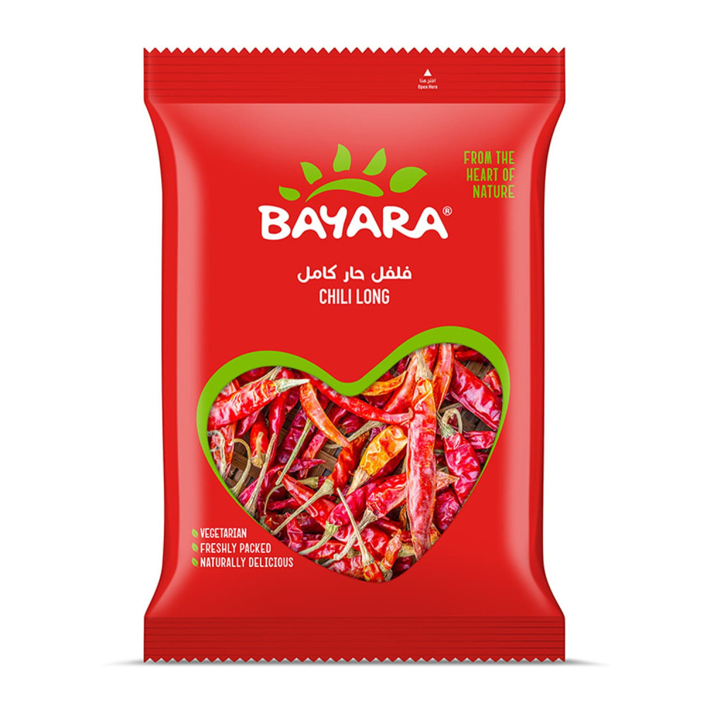 Bayara Long Whole Chili Pepper 100g