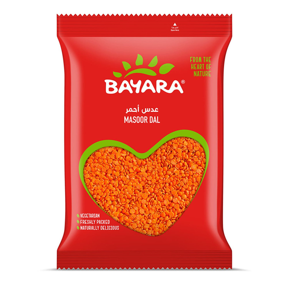 Bayara Red Lentils 1 Kg Bag