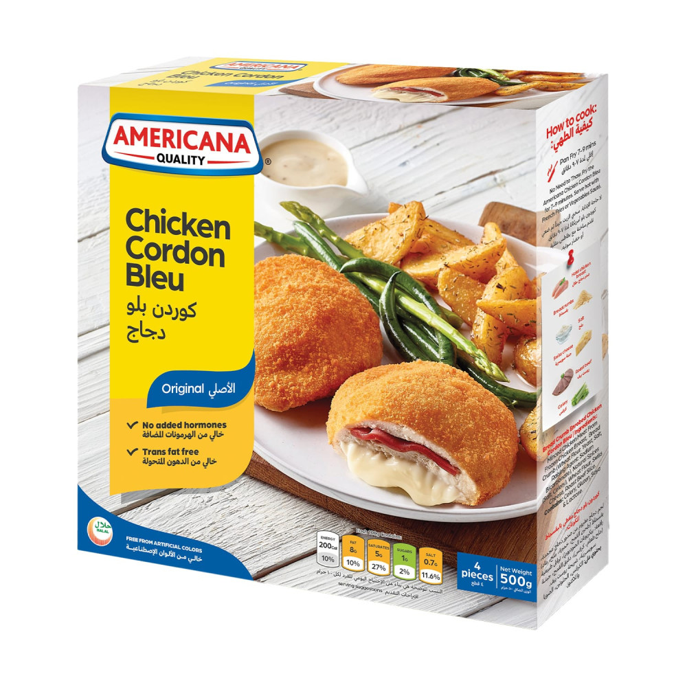 Americana Chicken Cordon Bleu 500 g