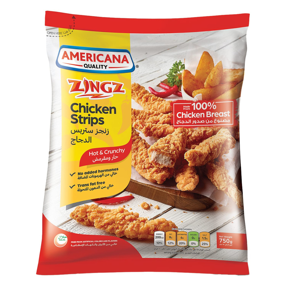 Americana Chicken Strips Spicy 750g