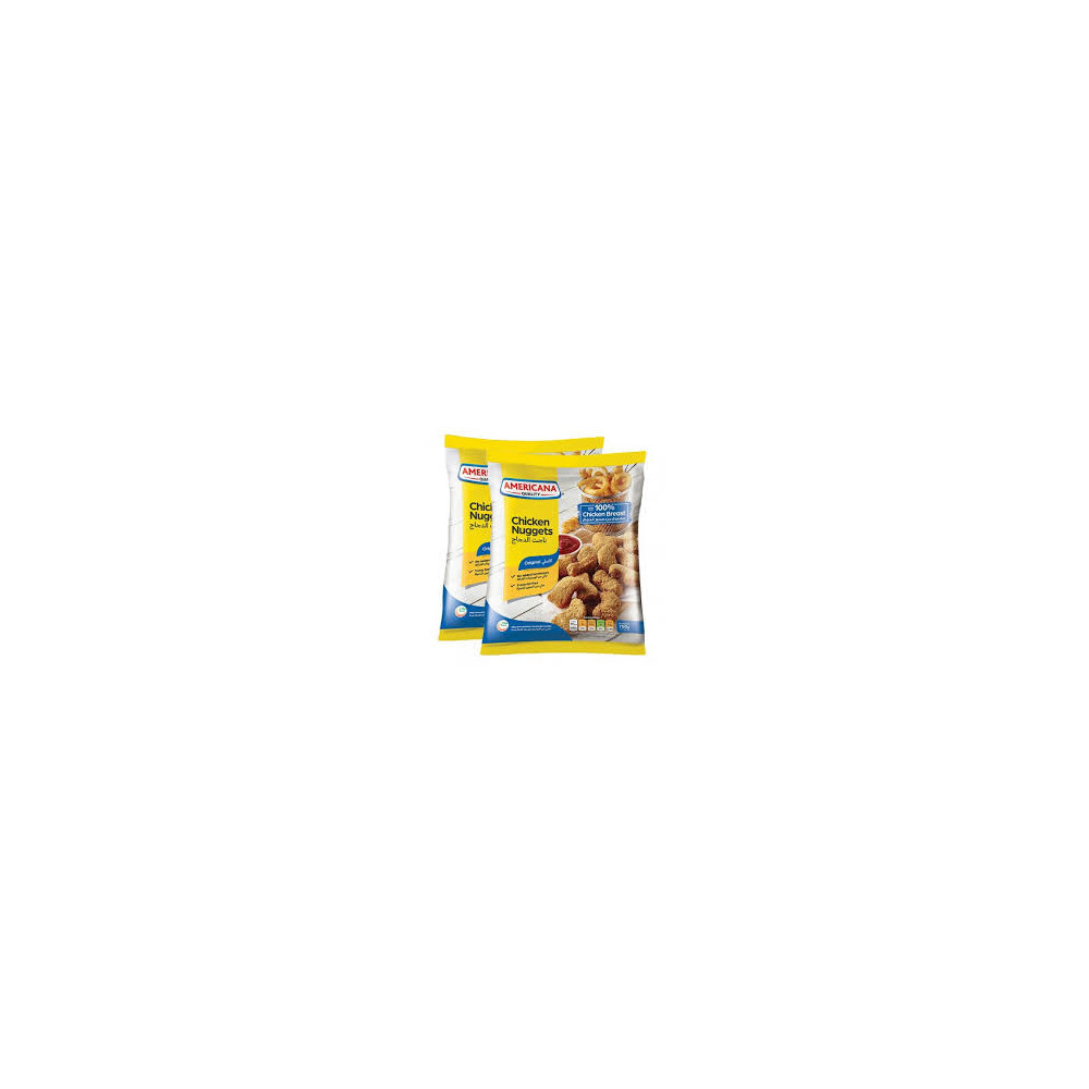 Americana Chicken Nugget 750 Gm 2 Pieces