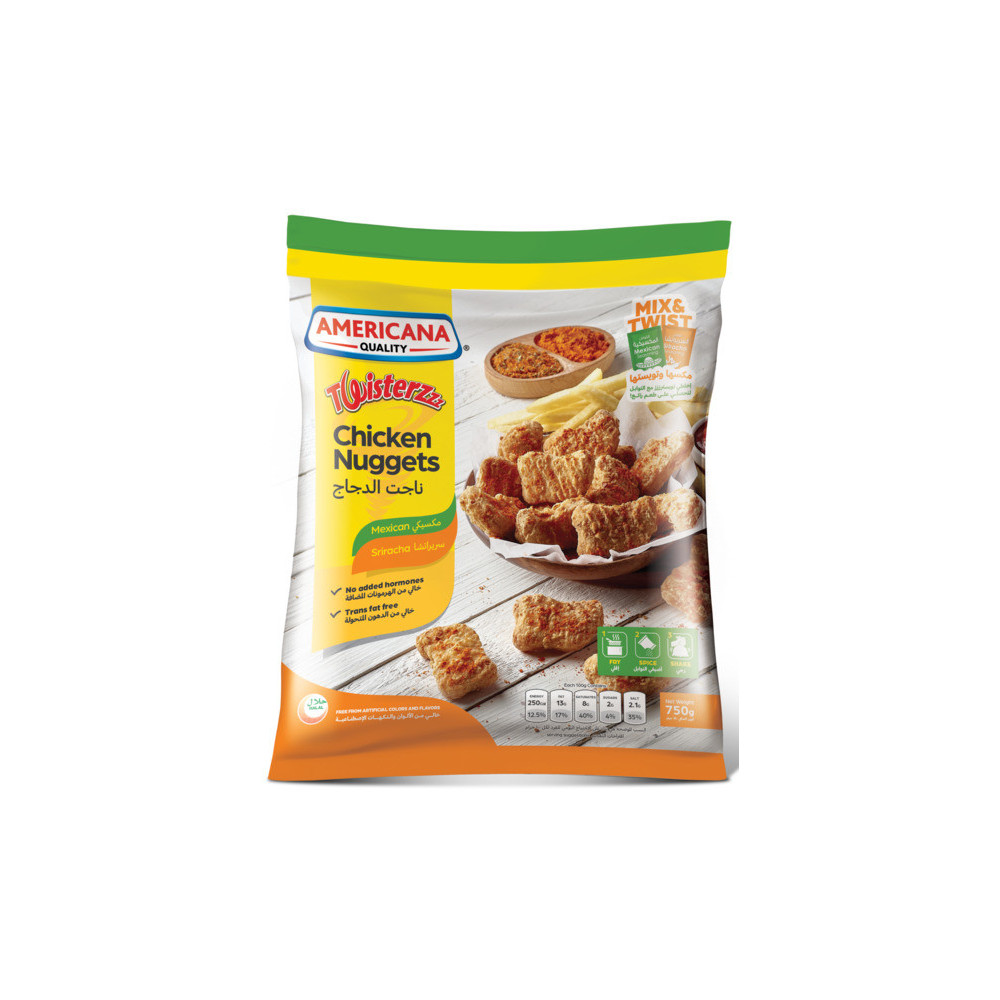 Americana Twisterz Mini Chicken Nugget 750 g
