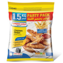 Americana Chicken Breast Strips Without Artificial Colors 1.5 Kg