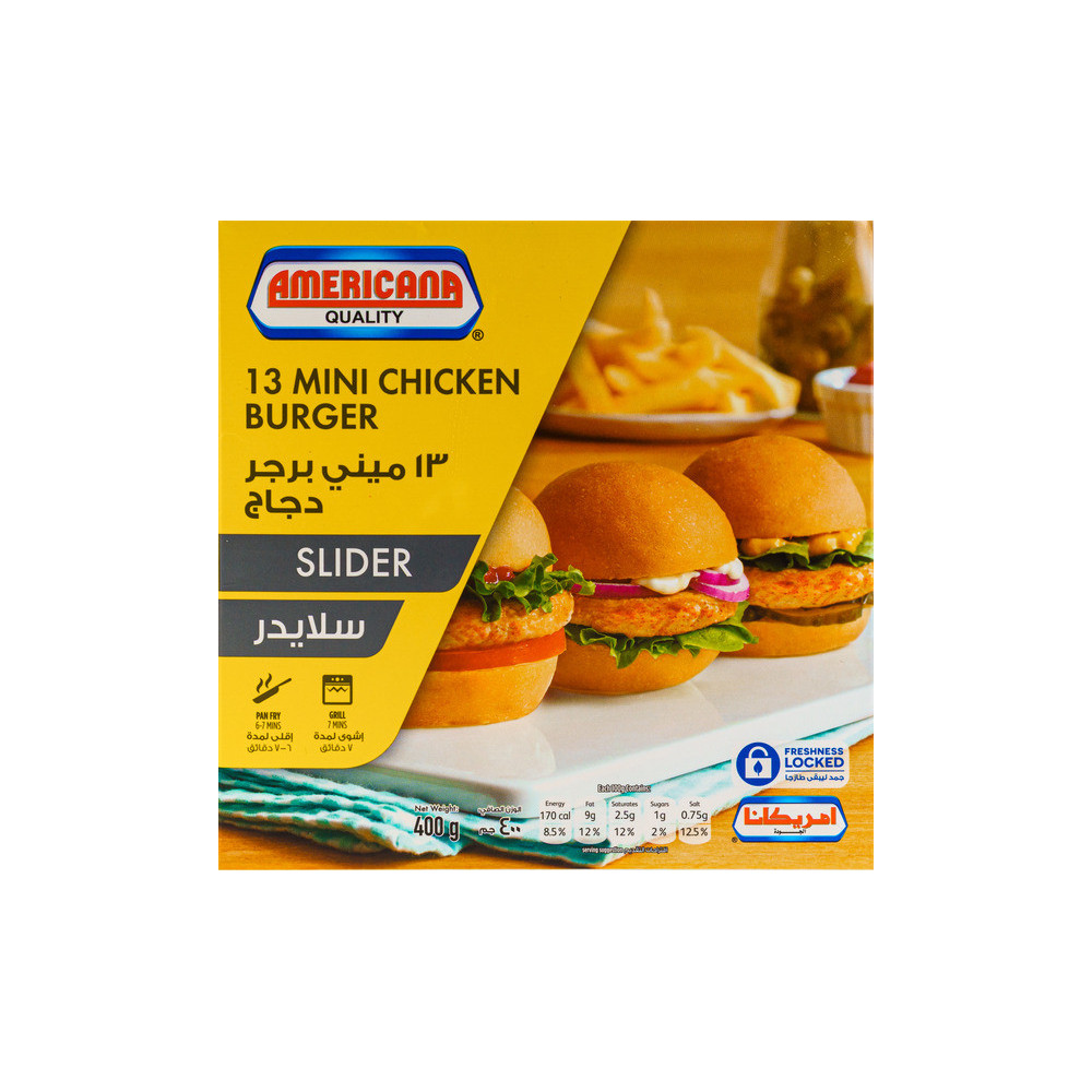 Americana Chicken Mini Burgers 400 g