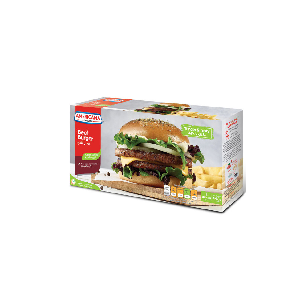 Americana Hamburgers 450 g 8 Pack