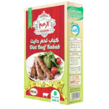 Al Zaeem Diet Beef Kebab Frozen From The 360g