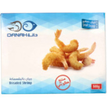 Al-Dana Small Torpedo Breaded Shrimp 500g