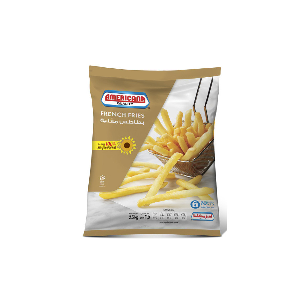 Americana French Fries 2.5 Kg
