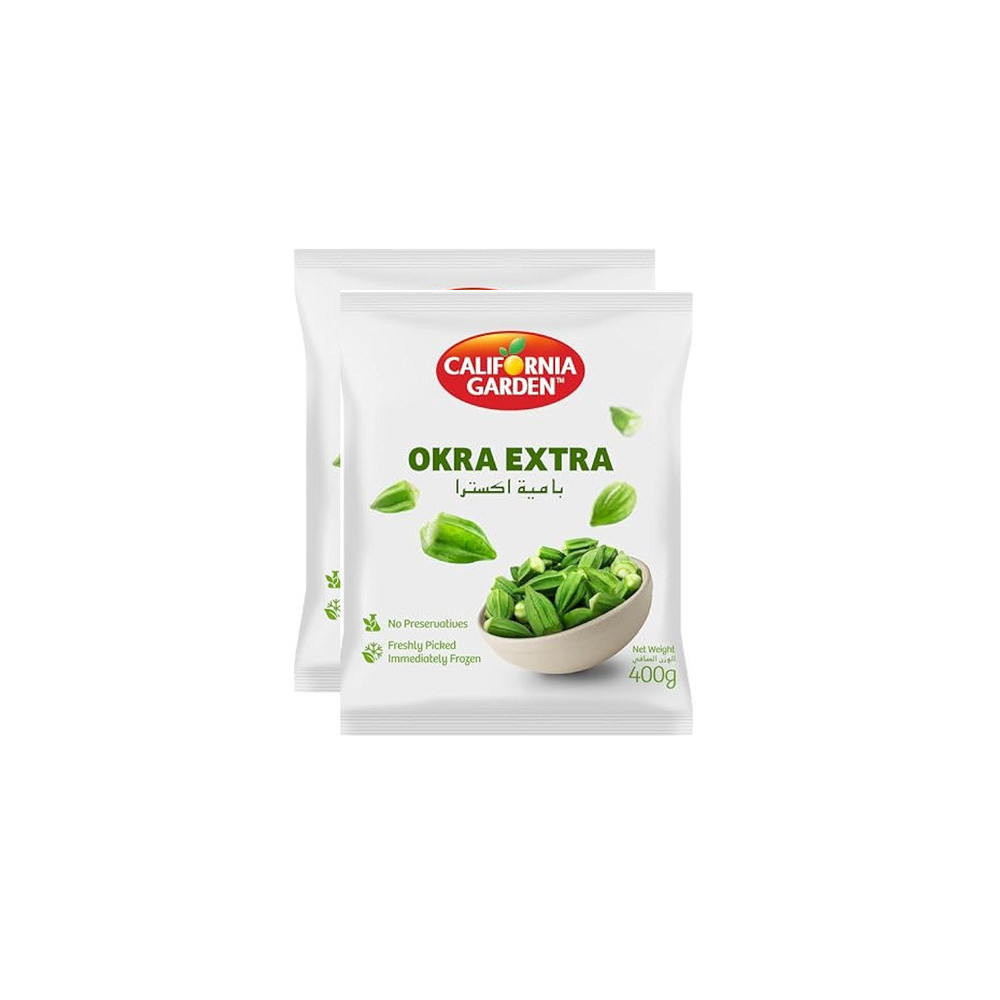 California Gardens Frozen Okra Extra 400 g 2pcs