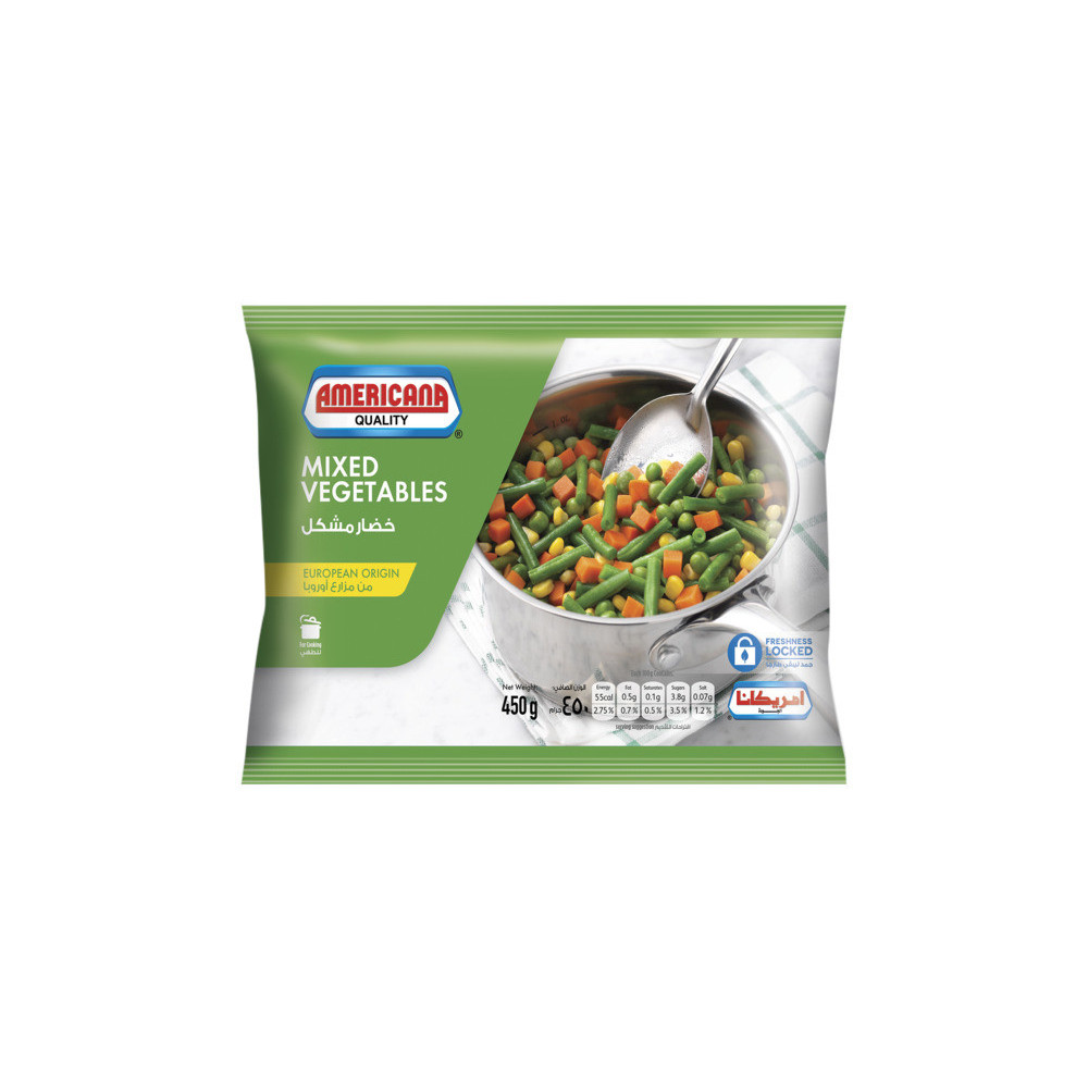 Americana mixed vegetables with corn 450 g