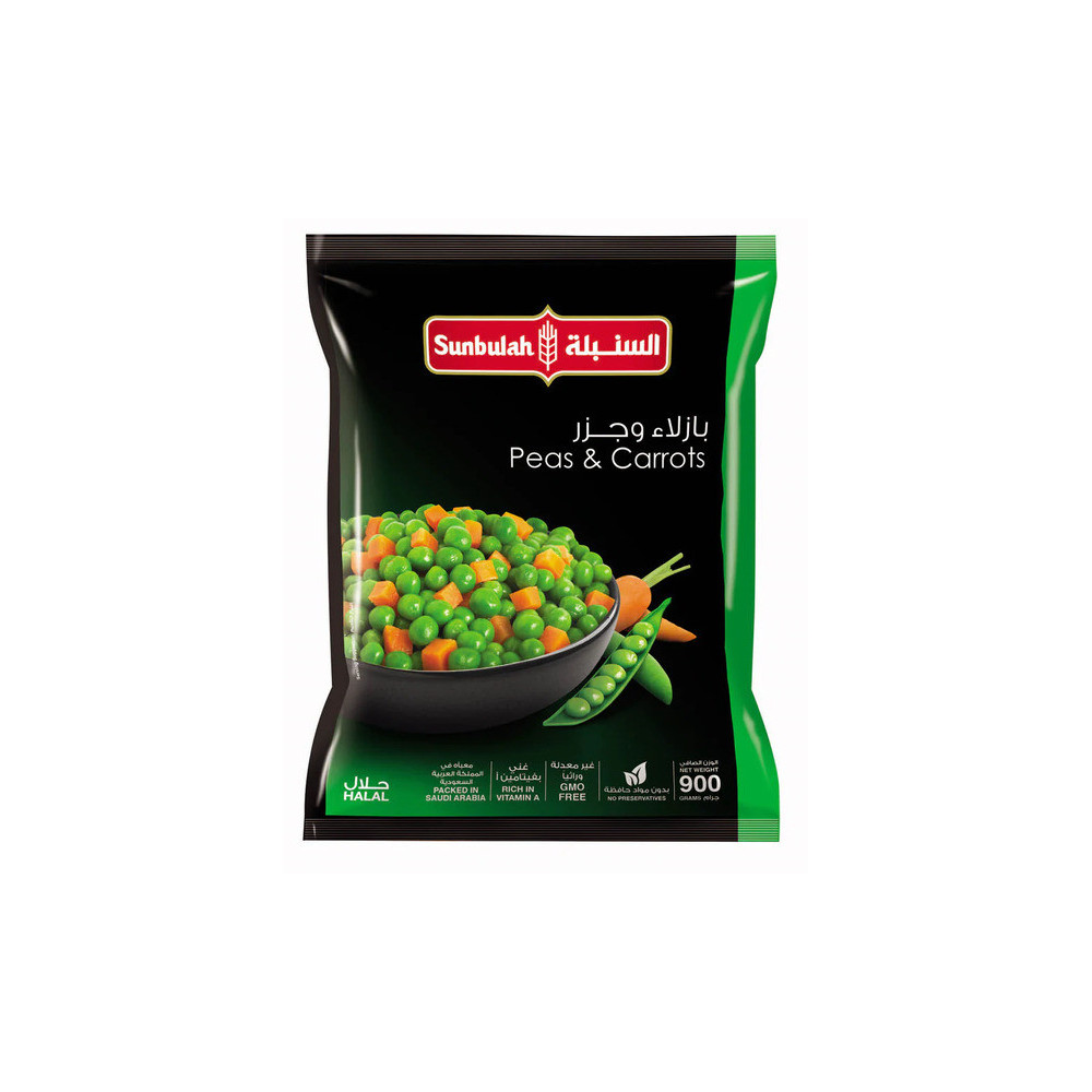 Sunbulah peas and carrots 800g