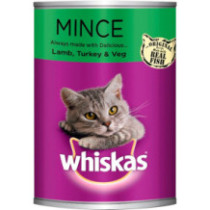 Minced Beef and Turkey Whiskas 400 gm