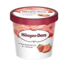 Hagen Daz Ice Cream 100 ml Strawberry Cups