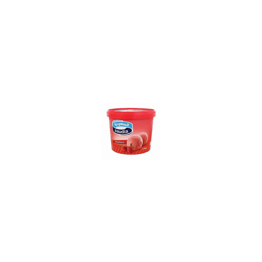 Strawberry ice cream 2 liters Saudi
