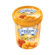 London Mango Sorbet Ice Cream 500ml