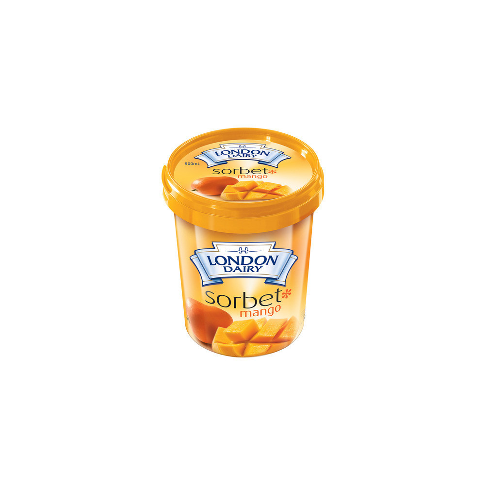 London Mango Sorbet Ice Cream 500ml