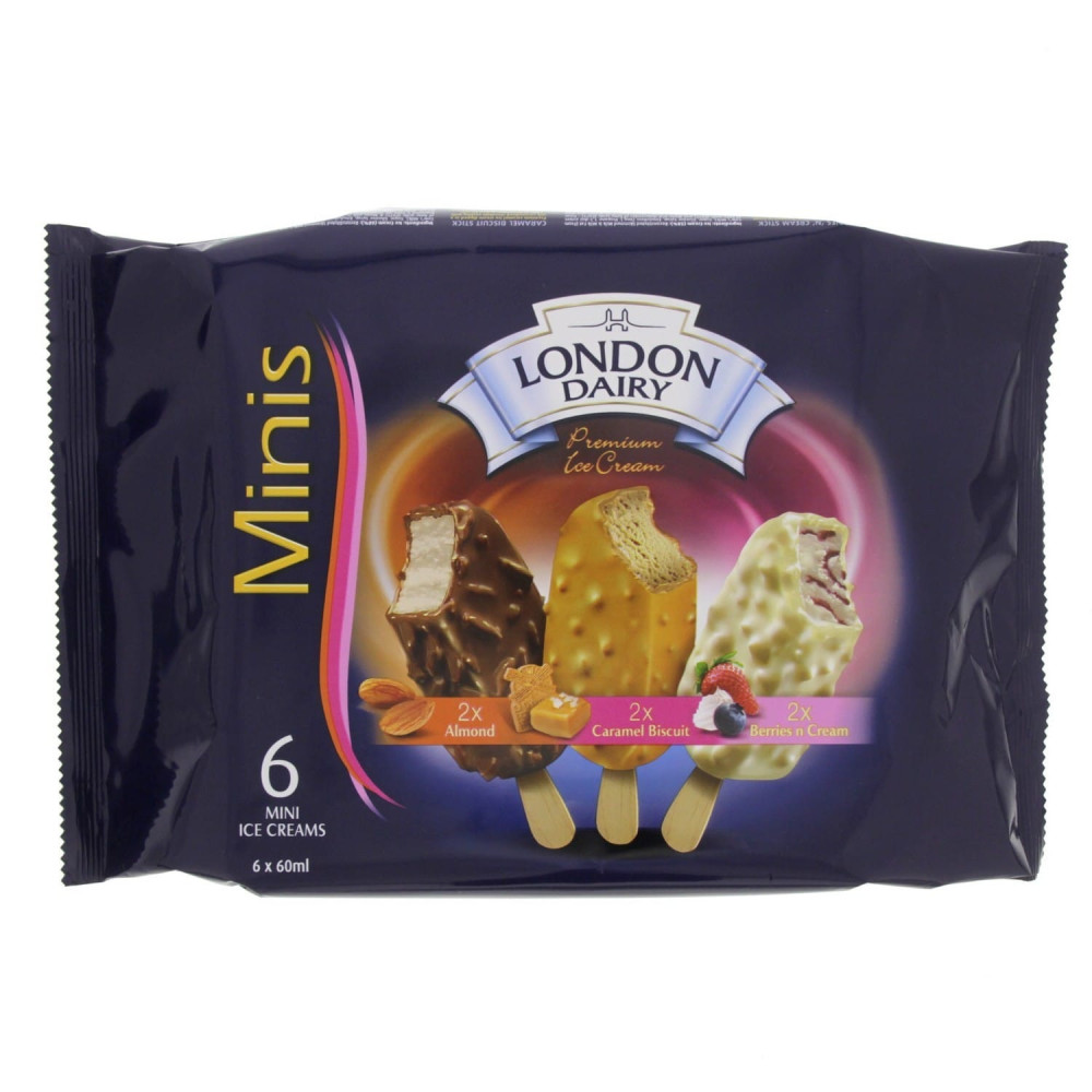 Ice Cream with Almond and Hazelnut (6 60 ml)