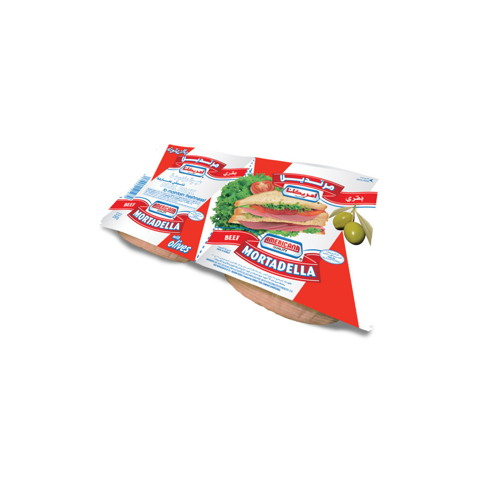 Americana Mortadella Olive Packet 225 gm