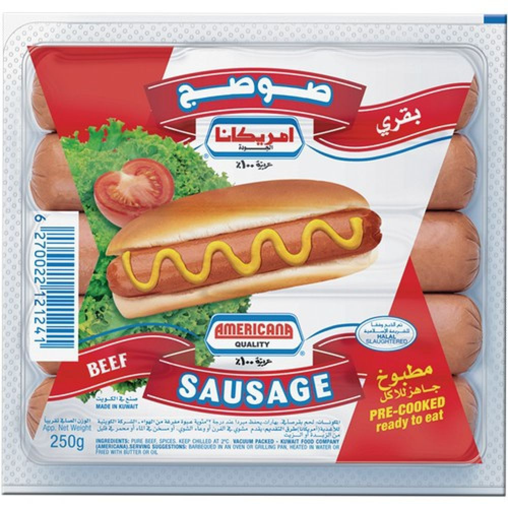 Americana Sausage Packet 250 gm
