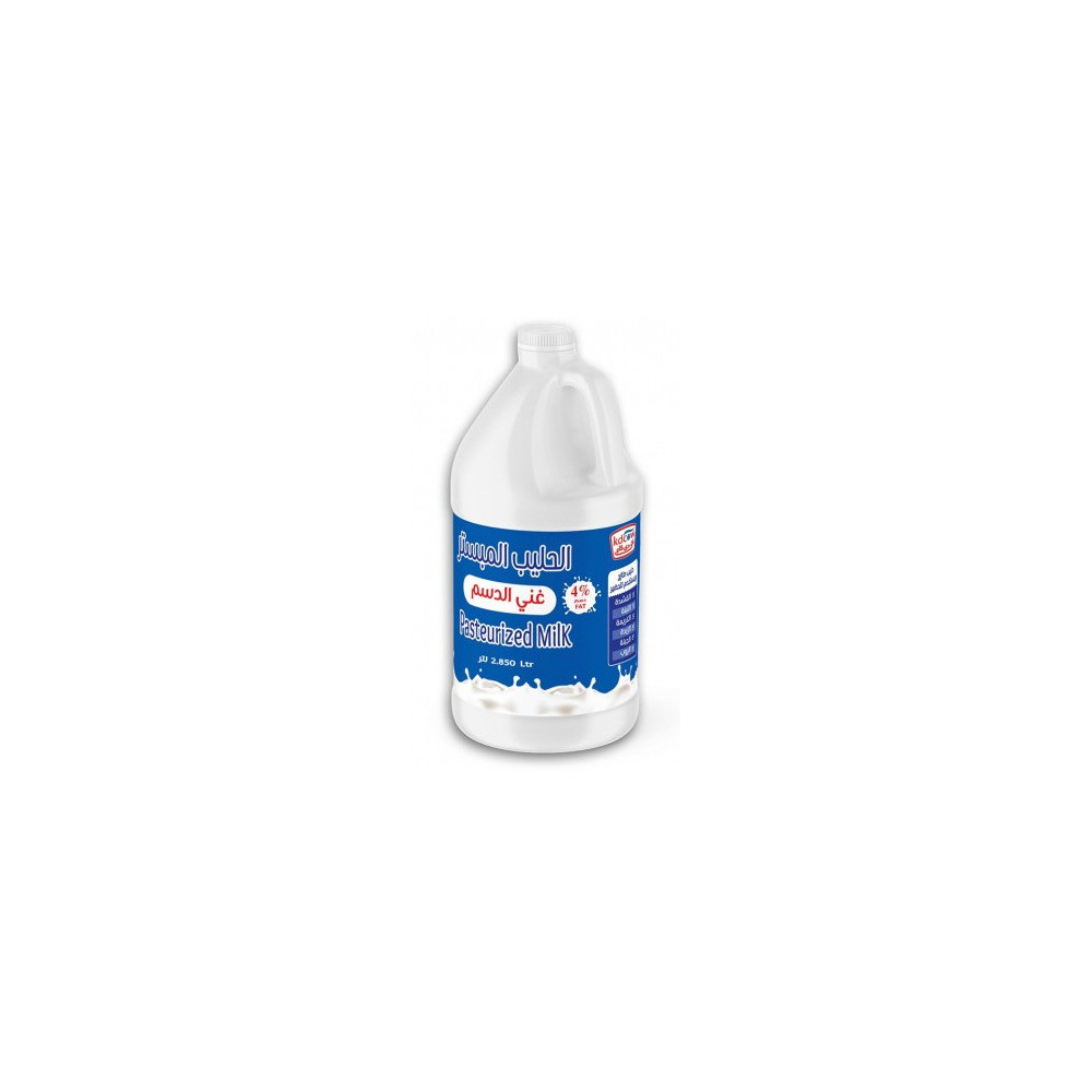 KD Cow Pasteurized Cow's Milk Rich Fat 2.850 Liters