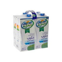 الصافي حليب طويل الأمد كامل الدسم من 4 1 لتر