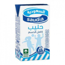 Saudia full cream milk 125 ml