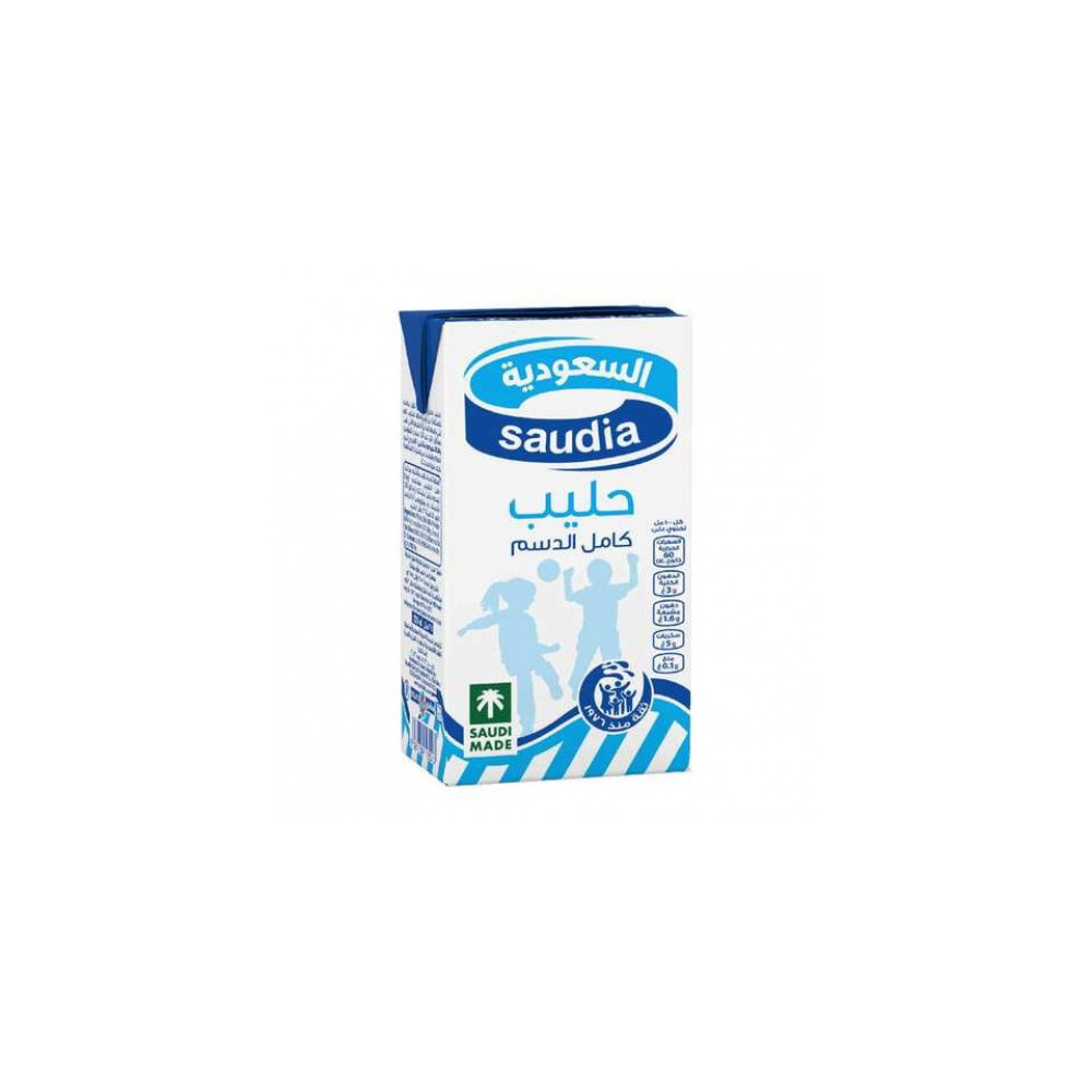 Saudia full cream milk 125 ml