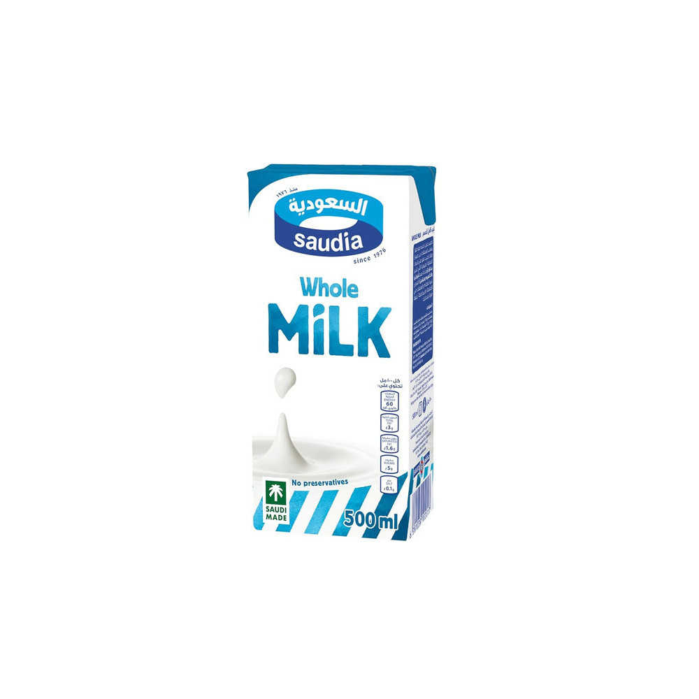 Saudia Milk Full Fat 500 ml