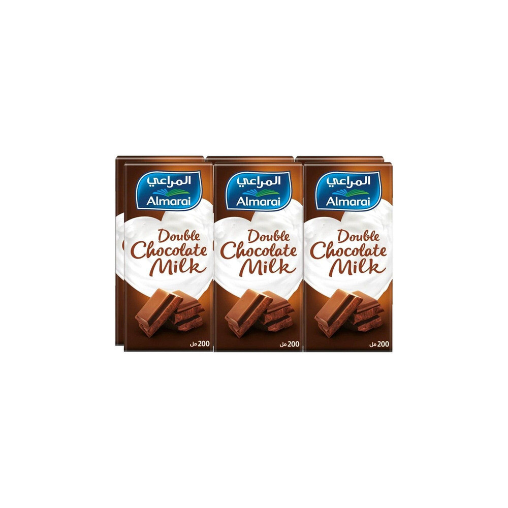 Almarai Long-Life Milk with Rich Chocolate (6 x 200 ml)