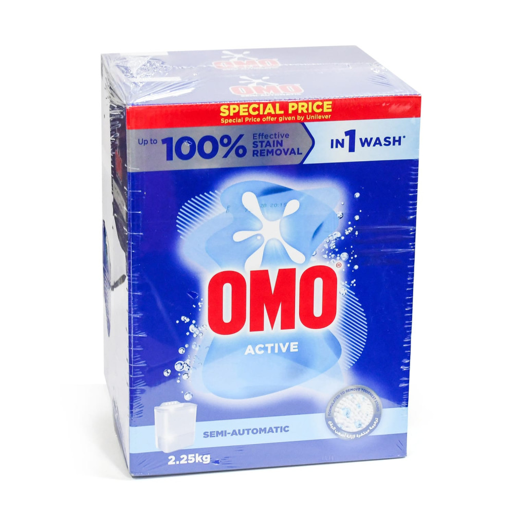 Omo Active Hs Detergent 2X2.25Kg