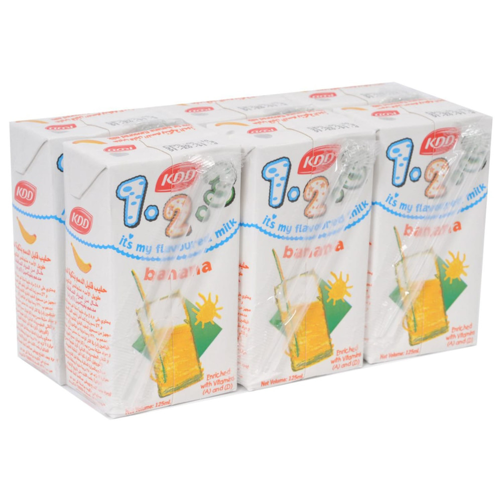 حليب مطعم ( موز) كى دى دى 6 125 مل