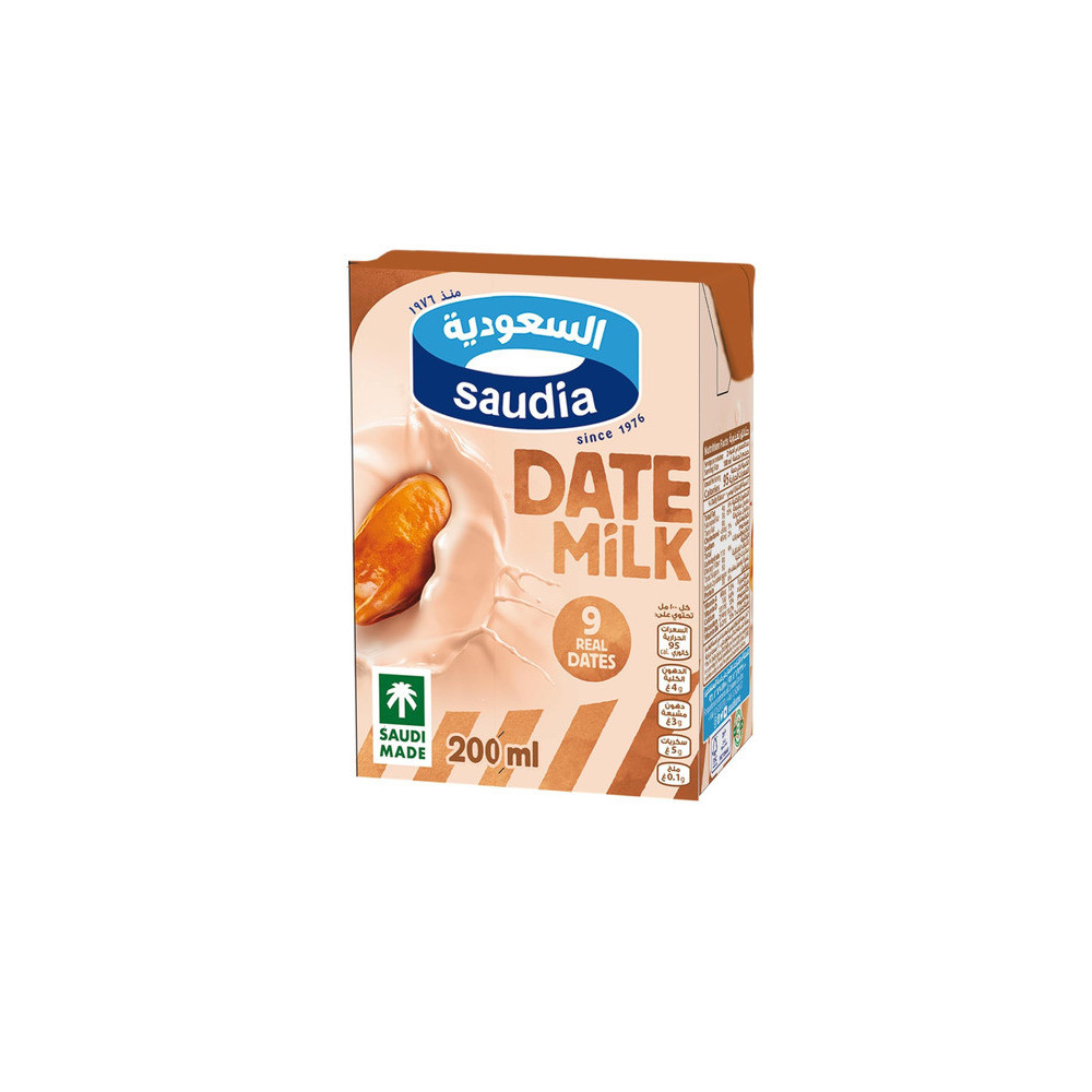 Saudia Milk with Dates 200 ml Tetra Pak