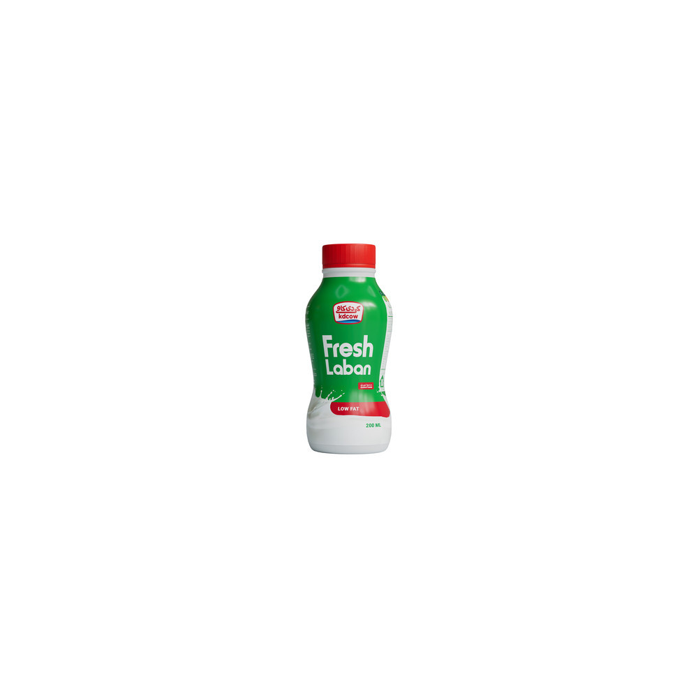 KD Cow Kuwaiti Plastic Low Fat Labn 200ml