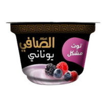 زبادي يوناني الصافي حلي وتوت مشكل 150 جم