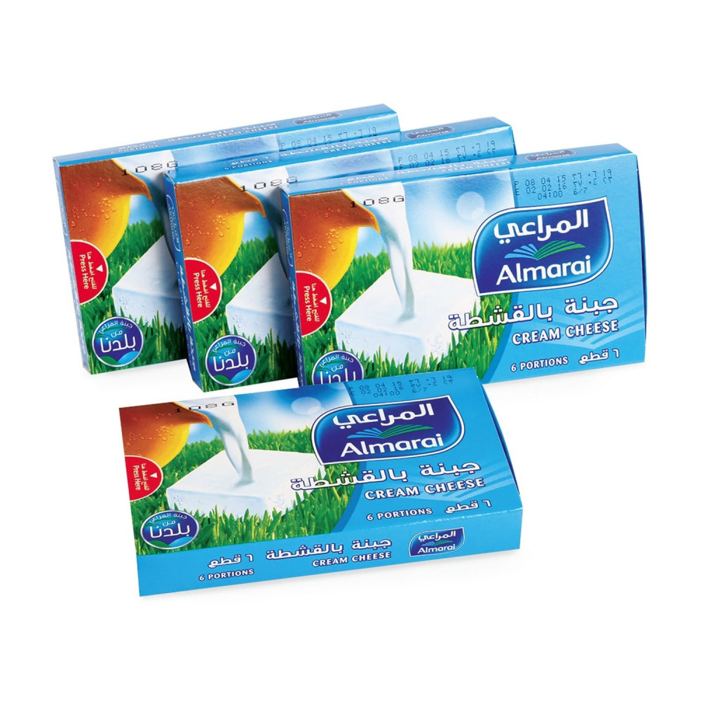 المراعي جبنة مربعات 108 جم 3+1