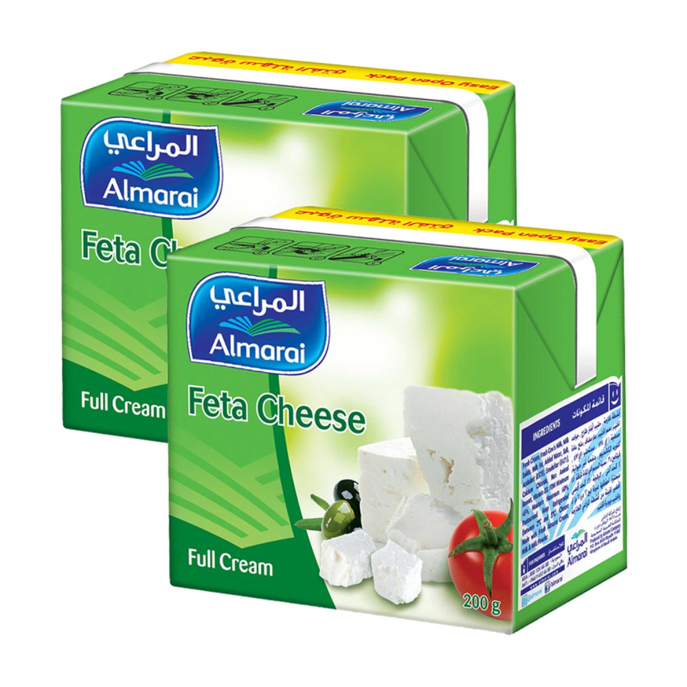 Almarai feta cheese 200 g 2 pieces