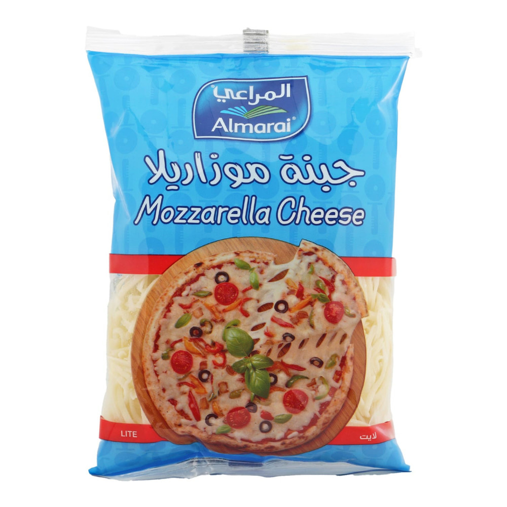 Almarai grated mozzarella cheese, light, 180 g