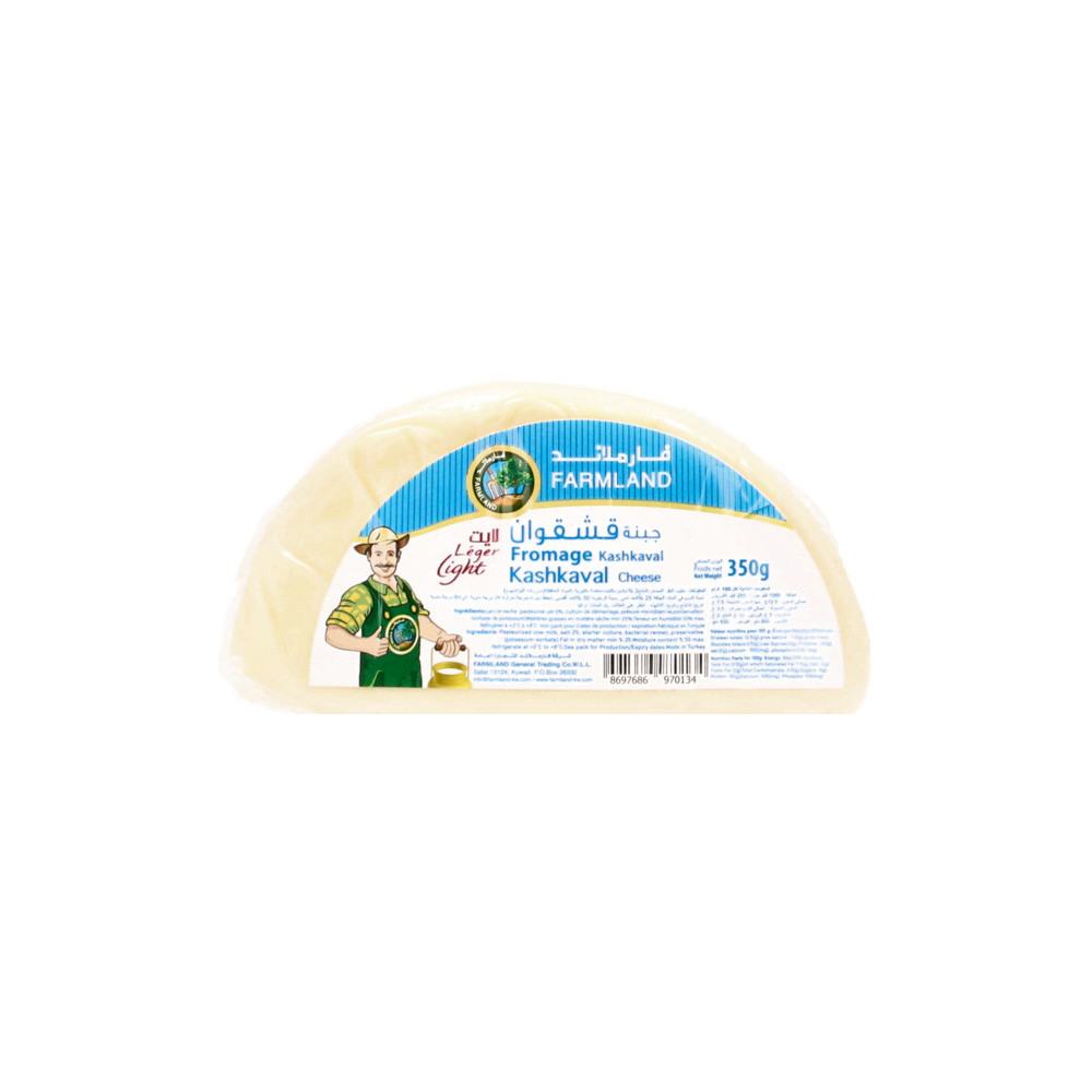 Farmland Cheese, Low-Fat Kashkaval 350 gm