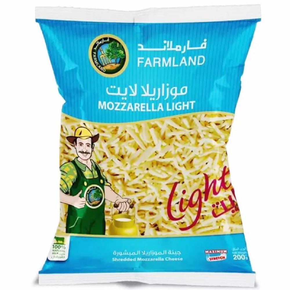 فارم لاند جينة موزاريلا مبشورلايت 180جم