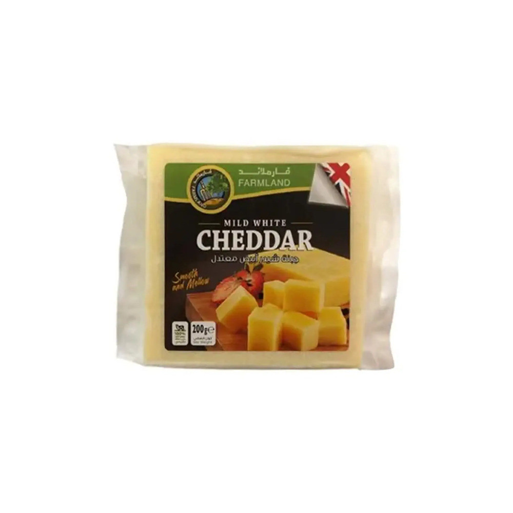Farmland Mild White Cheddar Cheese 200 gm