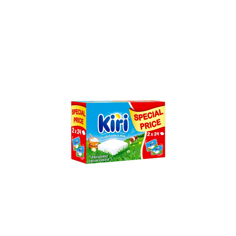 Kiri Super Family Cheese 24 Pieces 2 Pieces