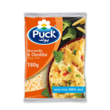 Puck Mozzarella & Cheddar CheeseMilk Product180 gm