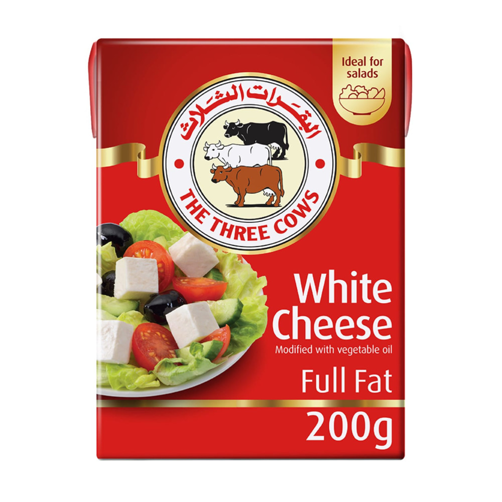 Three Cows Feta Cheese Red Low Salt 200g