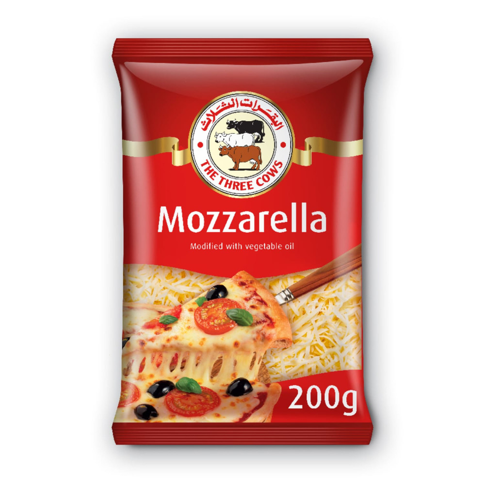 Three Cows Mozzarella Cheese Red 200g