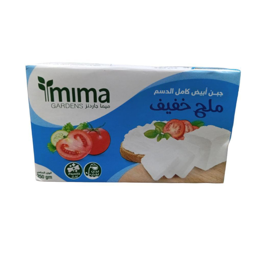Mima Garden Full Fat White Cheese Light Salt 250g